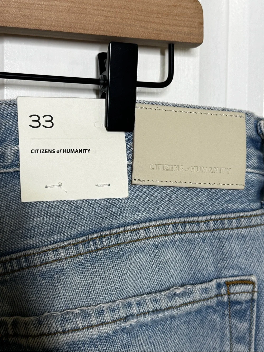 Citizens of Humanity Miro Relaxed Wide Leg Jeans in Damaris HTF Size 33 NWT $260 - Picture 13 of 16